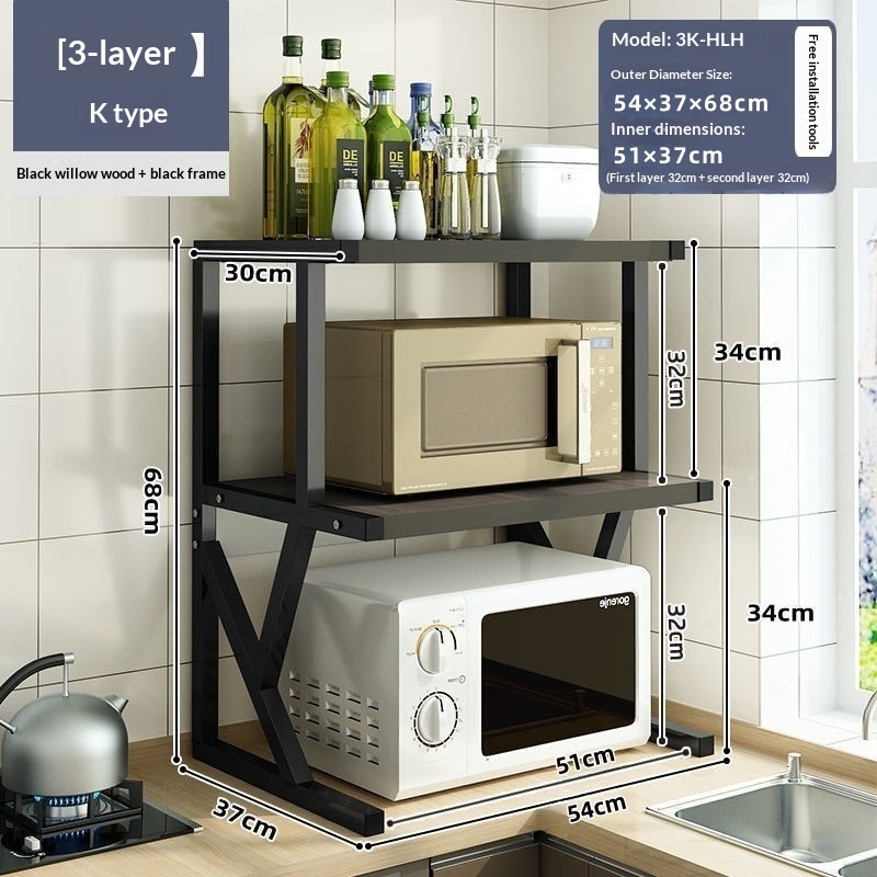 Multi-functional Spice Jar Storage Rack For Home Use