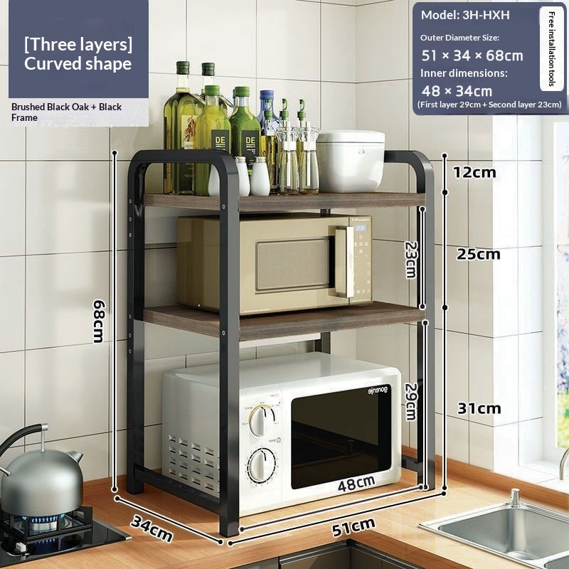 Multi-functional Spice Jar Storage Rack For Home Use