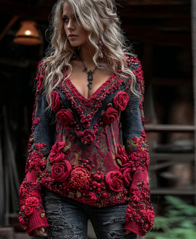 Hot-selling Womens Stylish Printed Sweatshirt