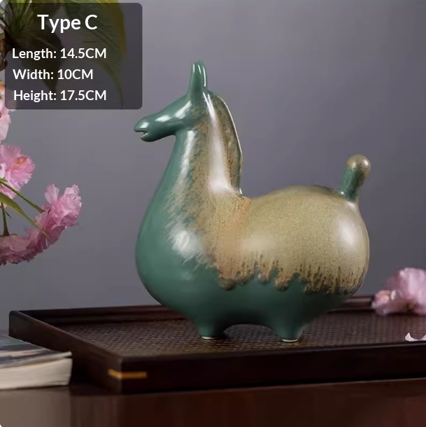 All-Handmade Chinese-Style Home Ceramic Decorations