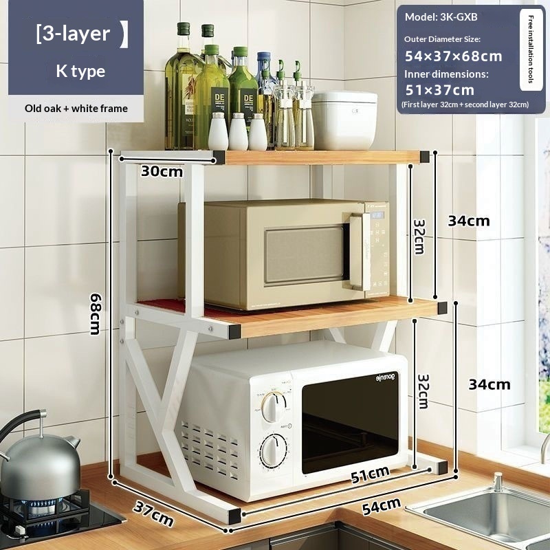 Multi-functional Spice Jar Storage Rack For Home Use