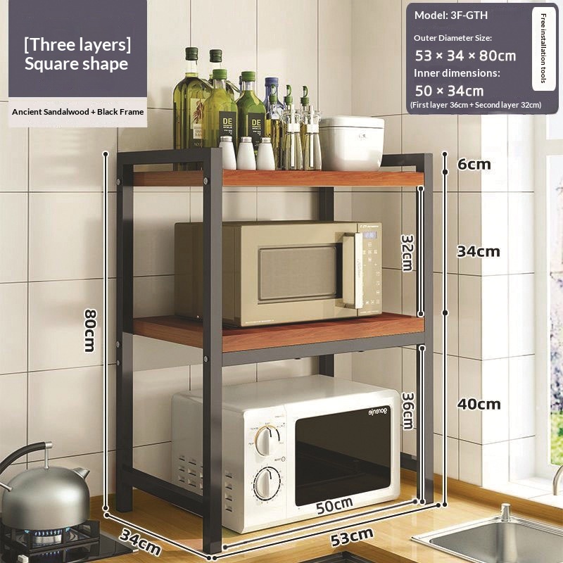 Multi-functional Spice Jar Storage Rack For Home Use