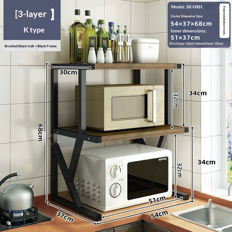 Multi-functional Spice Jar Storage Rack For Home Use