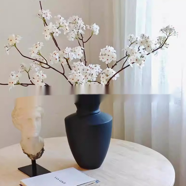 High-end Japanese-style Ceramic Vase For Living Room Flower Arrangementswater-based