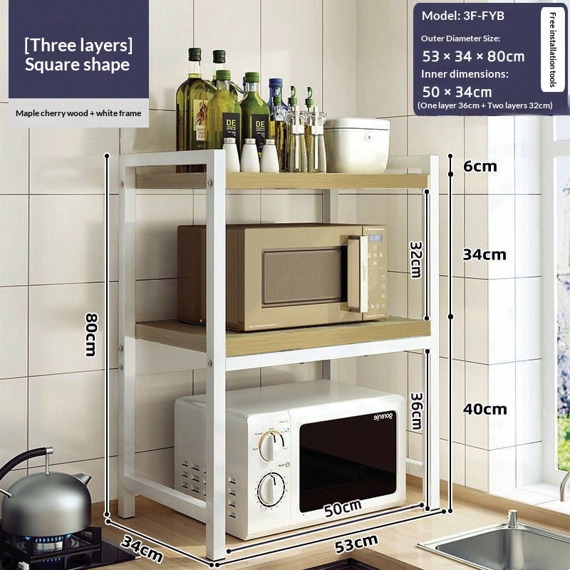 Multi-functional Spice Jar Storage Rack For Home Use