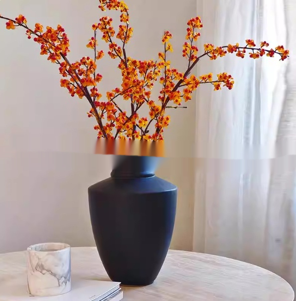 High-end Japanese-style Ceramic Vase For Living Room Flower Arrangementswater-based