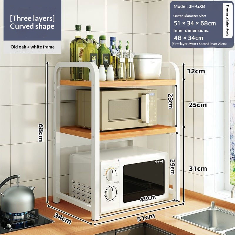 Multi-functional Spice Jar Storage Rack For Home Use