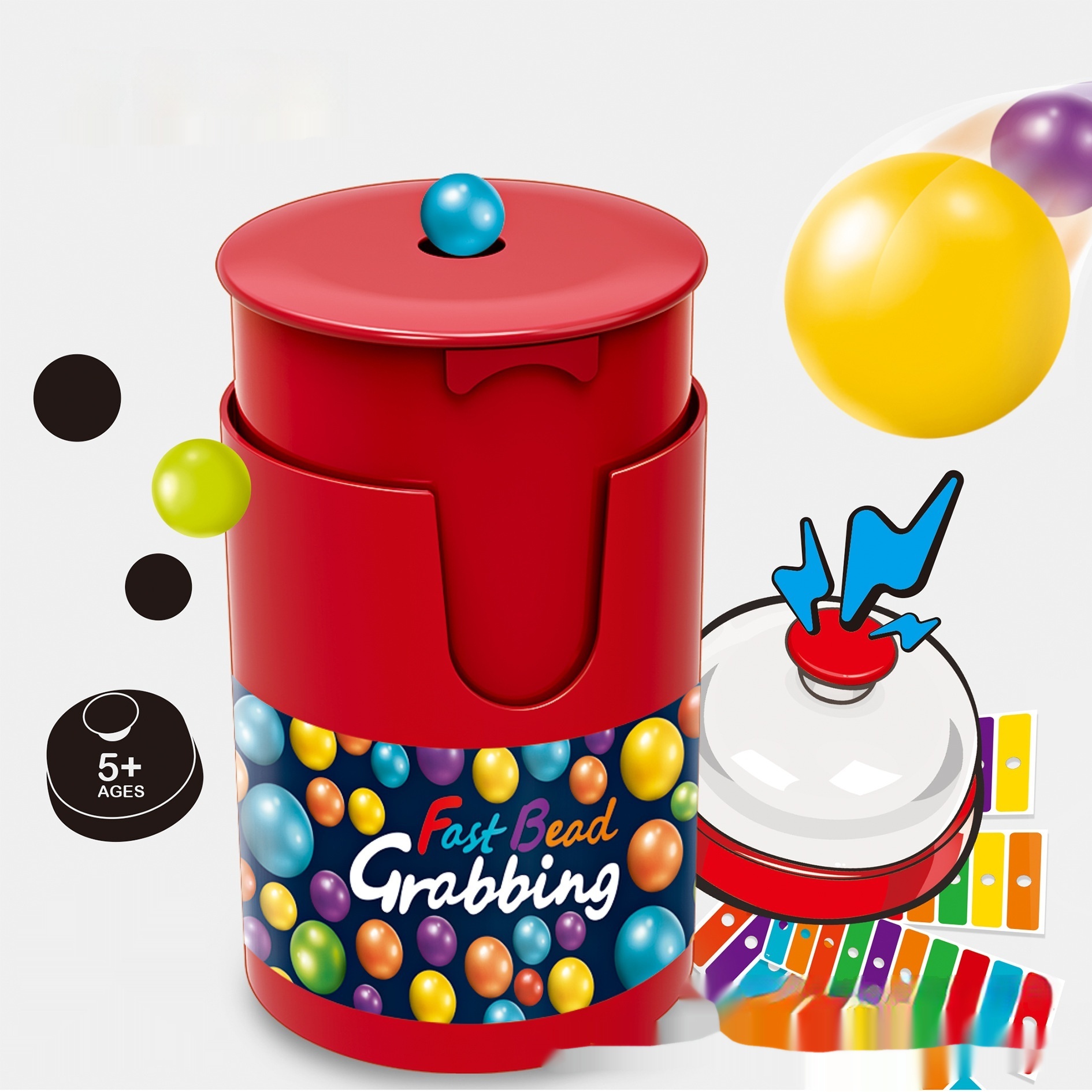 Family Gathering Parent-Child Interactive Color Ball BINGO Educational Board Game