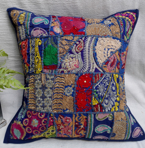 Patchwork Cotton Pillowcase For Waist Pillows And Cushionssoft And Cozy