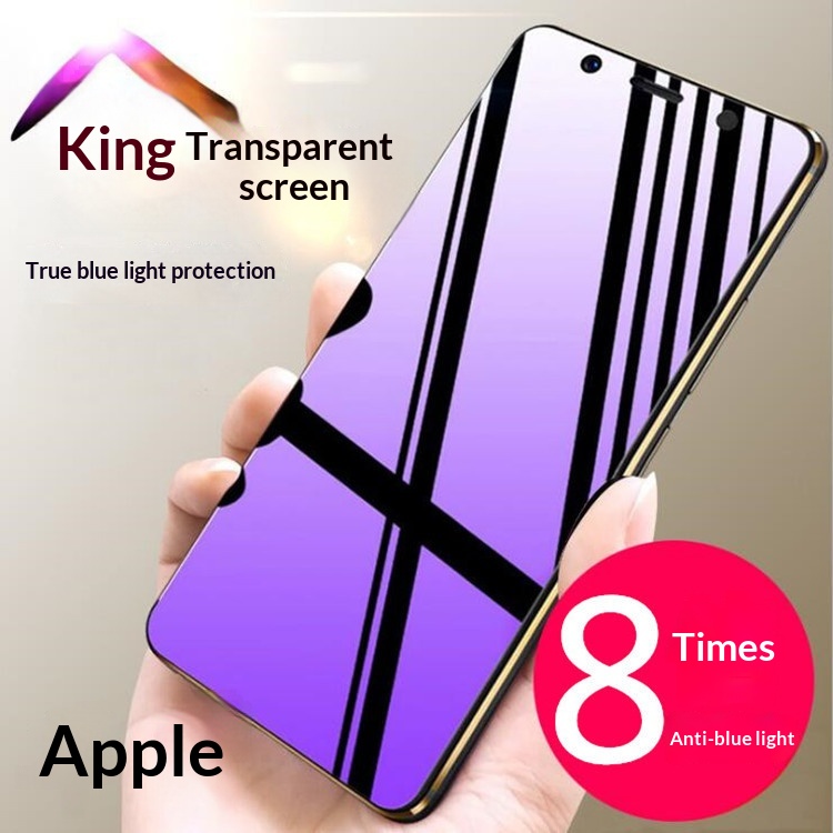 Tempered Glass Screen Protector Blue Light Blocking Coating