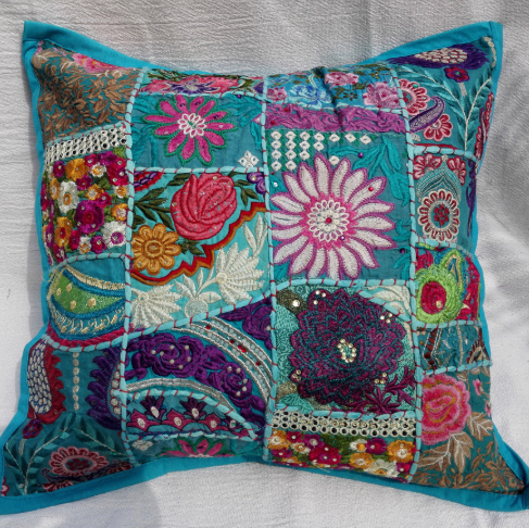 Patchwork Cotton Pillowcase For Waist Pillows And Cushionssoft And Cozy
