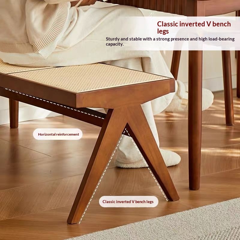 Shoe-changing Bench For The Bedroom Or Living Room Entrance