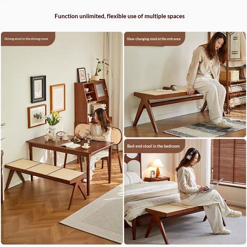 Shoe-changing Bench For The Bedroom Or Living Room Entrance