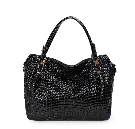 Womens Large Genuine Leather Casual Tote Bag