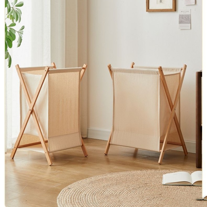 Foldable Laundry Basket Breathable Storage Bin For Dirty Clothes