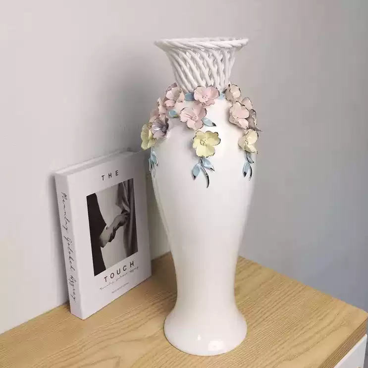 Light-luxury Pastoral Ceramic Vase Decoration
