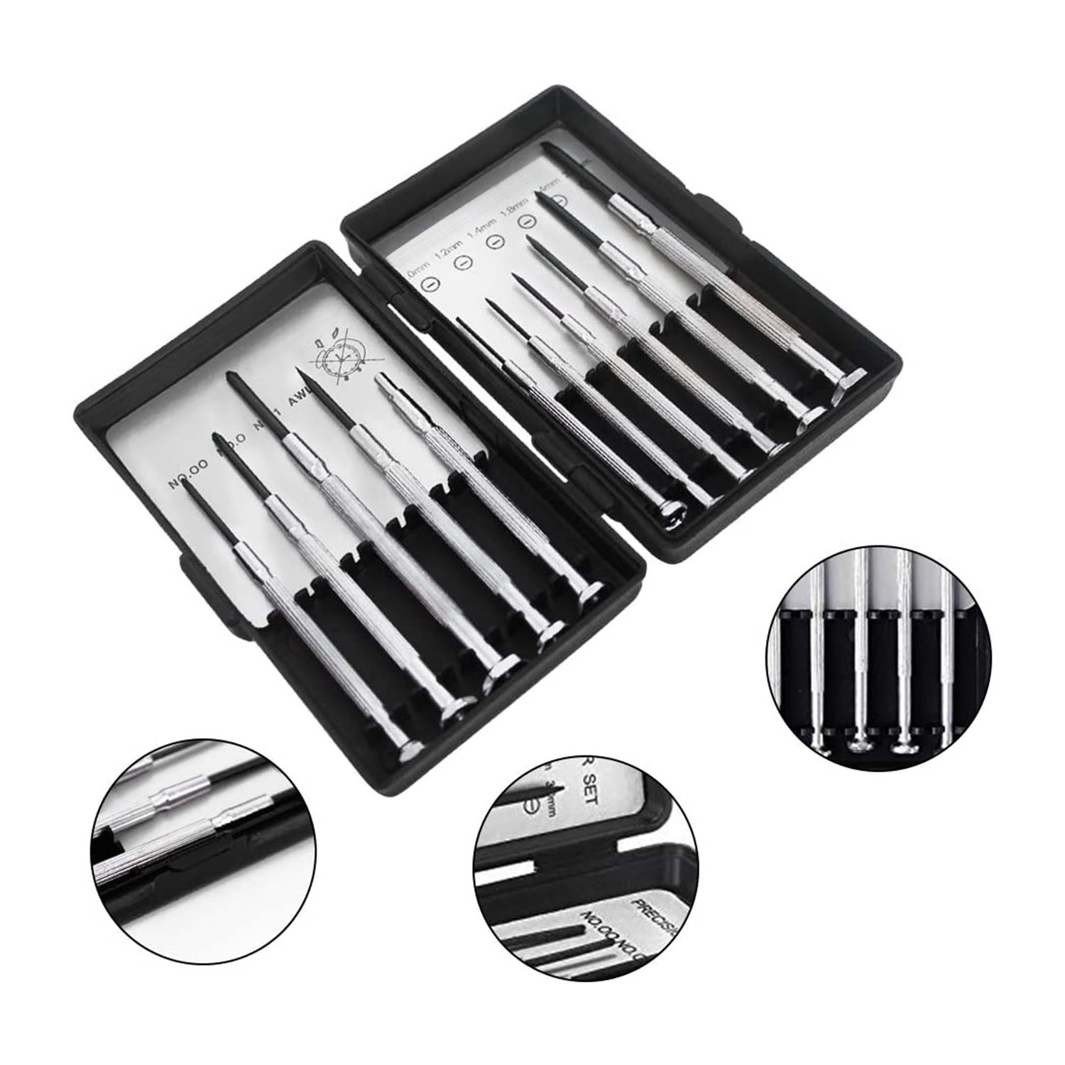 11-Piece Multi-Size Flat And Phillips Screwdriver Set