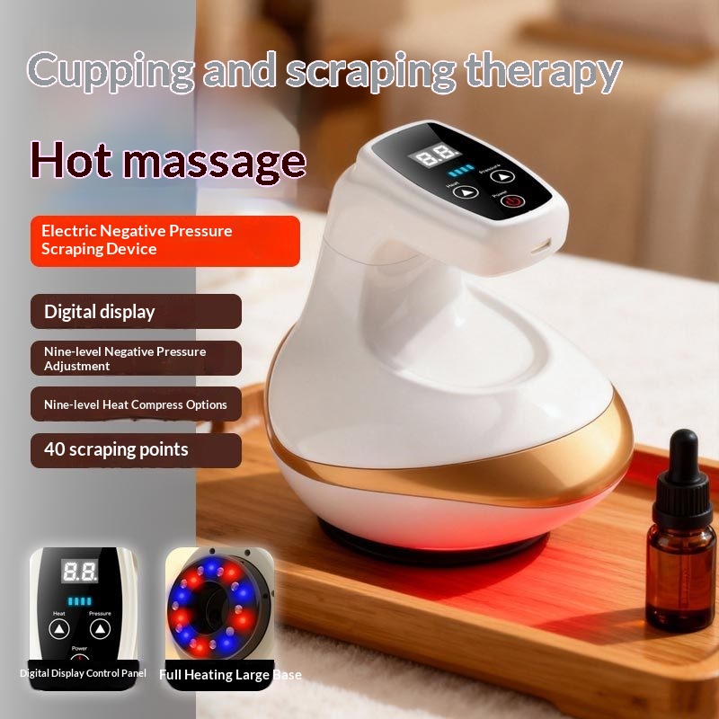 All-in-one Home Meridian And Fascia Brush & Cupping Set