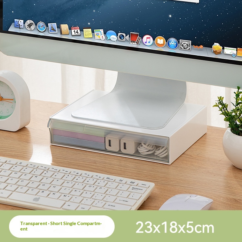 Desktop Drawer Style Monitor Riser