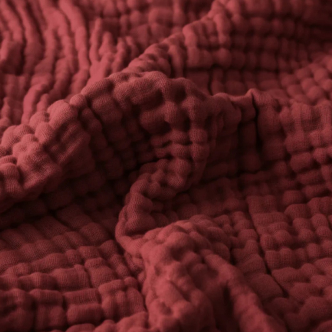 6 Layer  Gauze Cotton Wide-brimmed Quilt Bath Towel