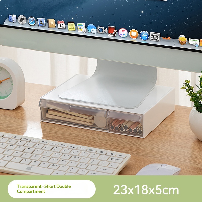 Desktop Drawer Style Monitor Riser