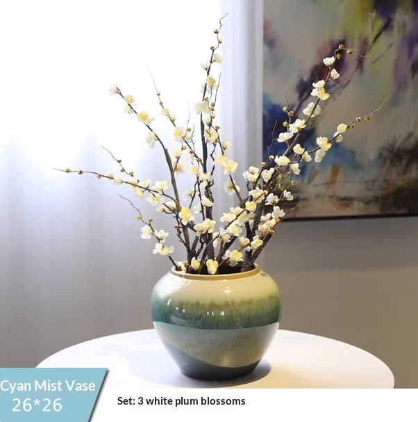 Holly Vase Ornament Artificial Flowers For Floral Arrangements Decor Item