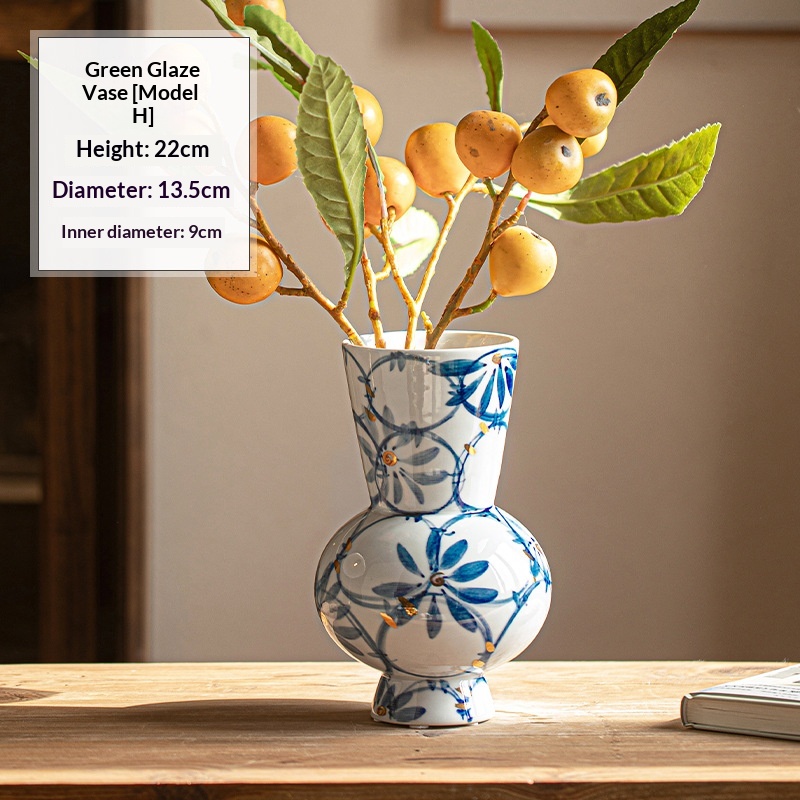 Blue And White Porcelain Light Luxury Vase