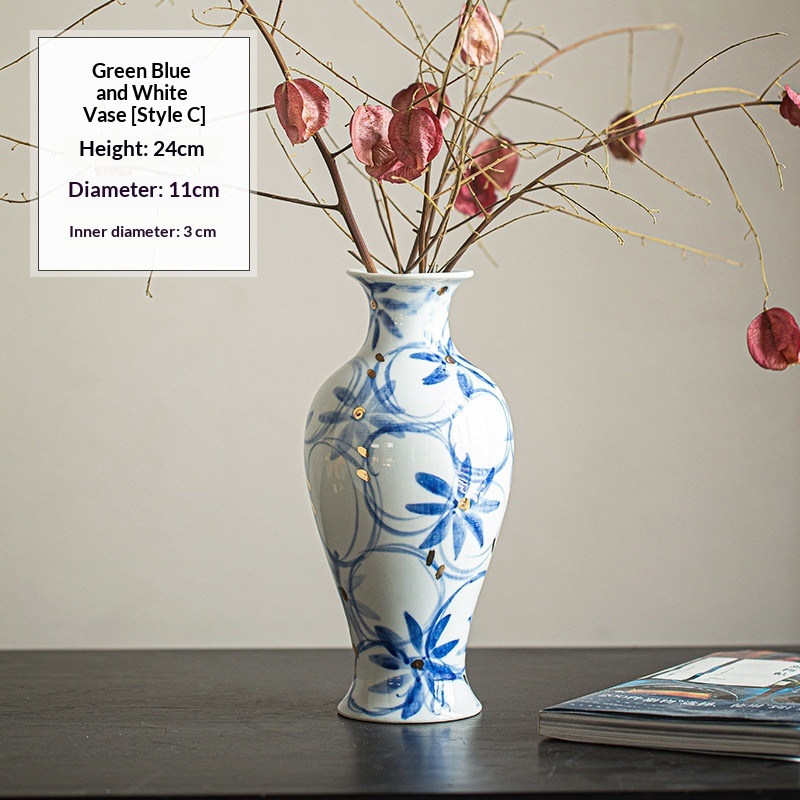 Blue And White Porcelain Light Luxury Vase