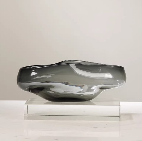 Modern Art Glass Creative Fruit Bowl