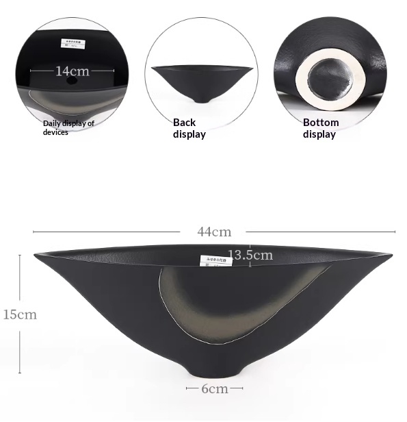 Triangular Ceramic Vase Crafted By Hand Perfect For Zen-inspired Floral Arrangements