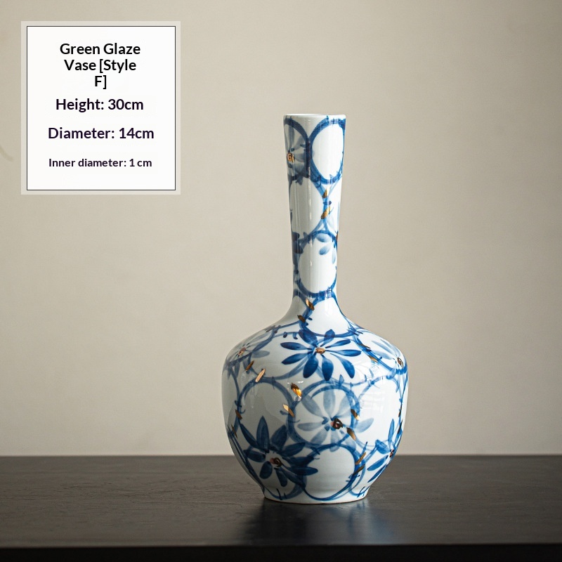 Blue And White Porcelain Light Luxury Vase