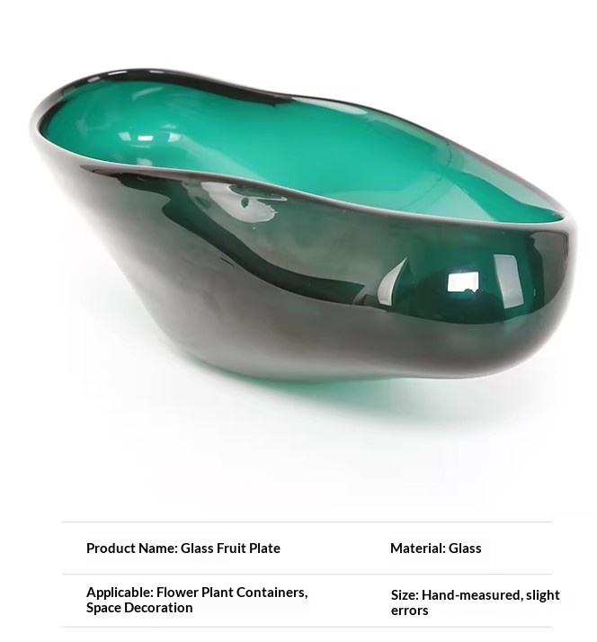 Modern Art Glass Creative Fruit Bowl