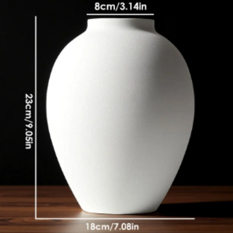 Wabi-sabi-style High-end Minimalist Matte Iron Flower Vase