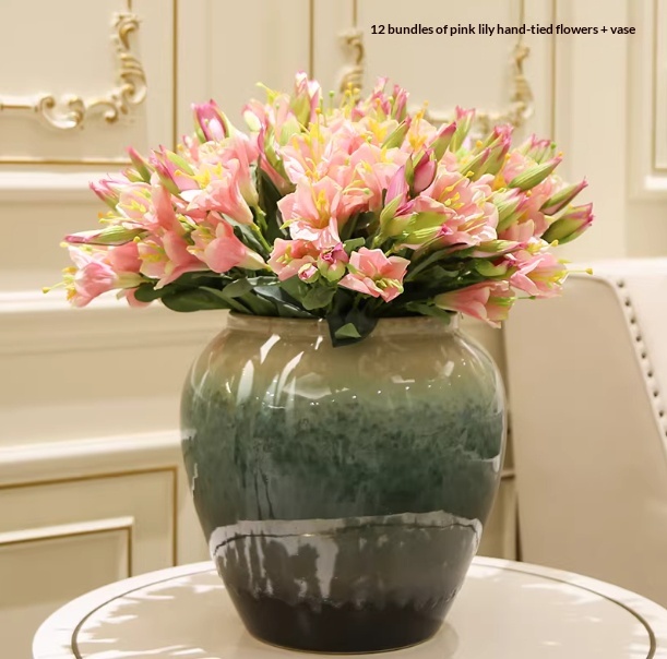 Holly Vase Ornament Artificial Flowers For Floral Arrangements Decor Item