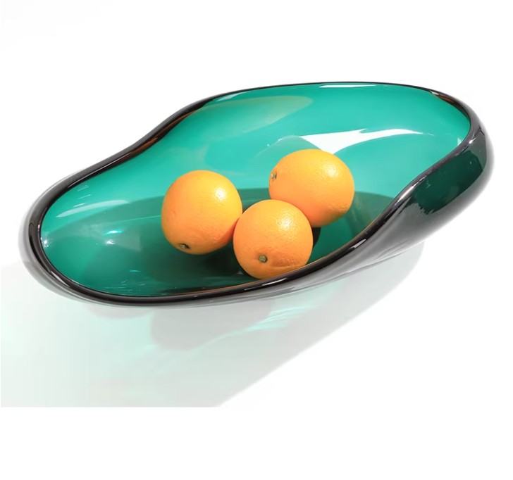 Modern Art Glass Creative Fruit Bowl