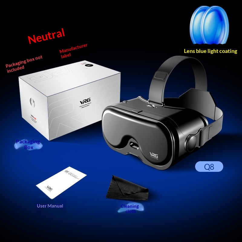 All-in-one Virtual Reality 3D Panoramic Glasses
