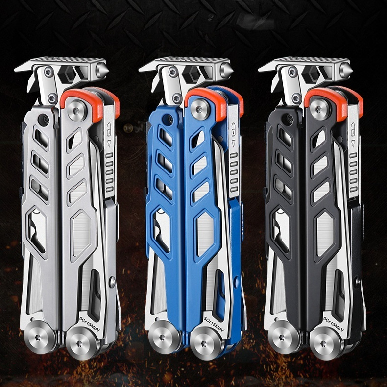 Stainless Steel Multi-functional Outdoor Folding Tool Pliers