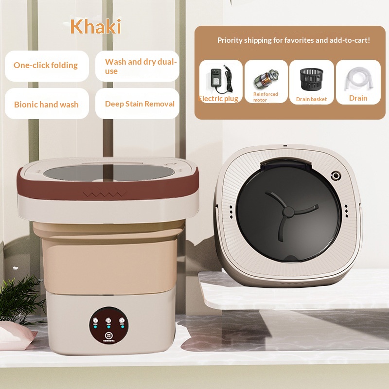 Portable All-in-one Washing And Drying Machine Designed Specifically For Socks