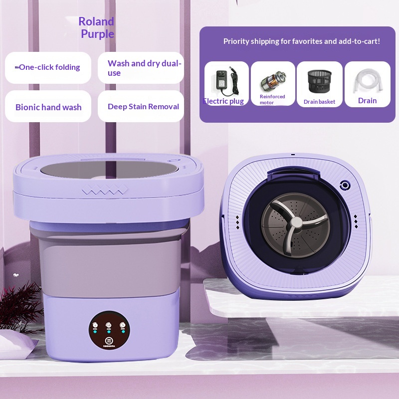 Portable All-in-one Washing And Drying Machine Designed Specifically For Socks