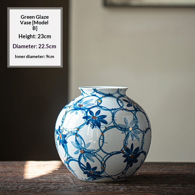 Blue And White Porcelain Light Luxury Vase