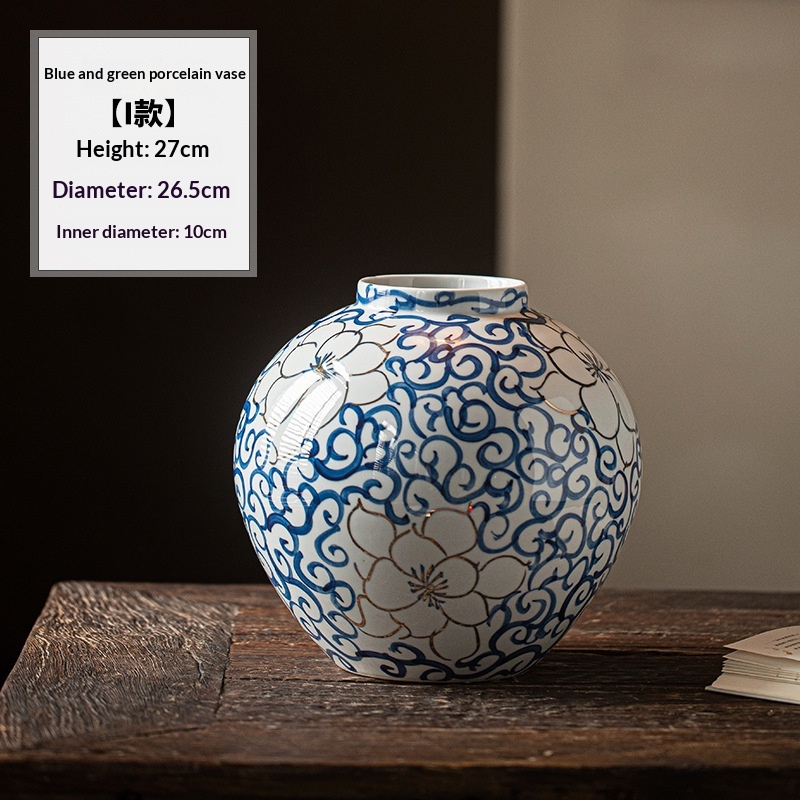 Blue And White Porcelain Light Luxury Vase