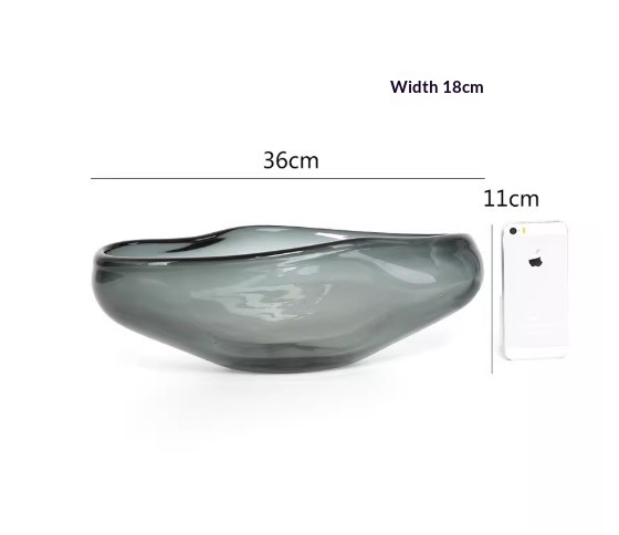 Modern Art Glass Creative Fruit Bowl