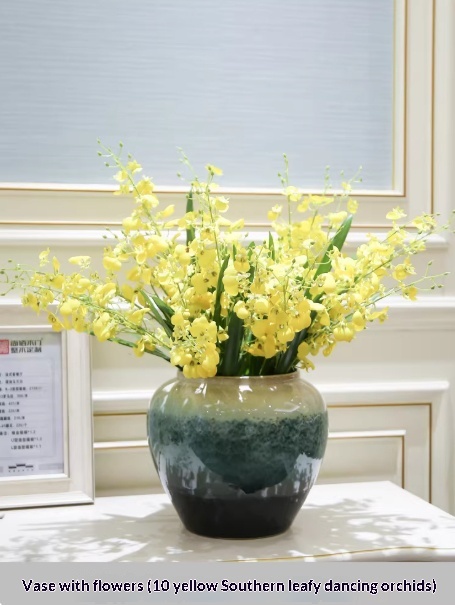 Holly Vase Ornament Artificial Flowers For Floral Arrangements Decor Item