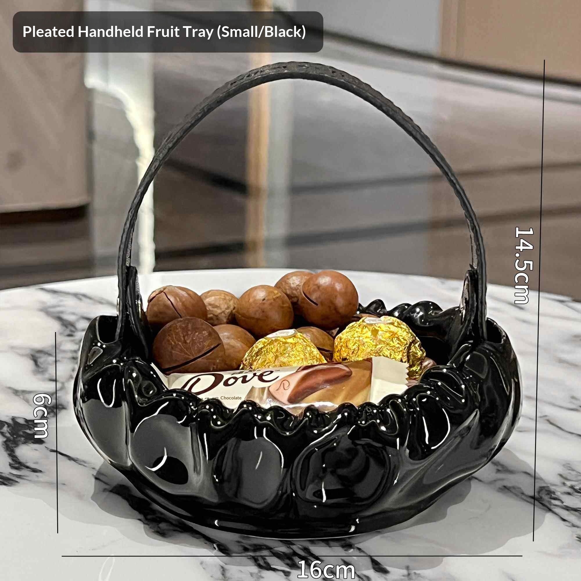 Affordable Luxury Handheld Fruit Tray For The Living Room Coffee Table At Home