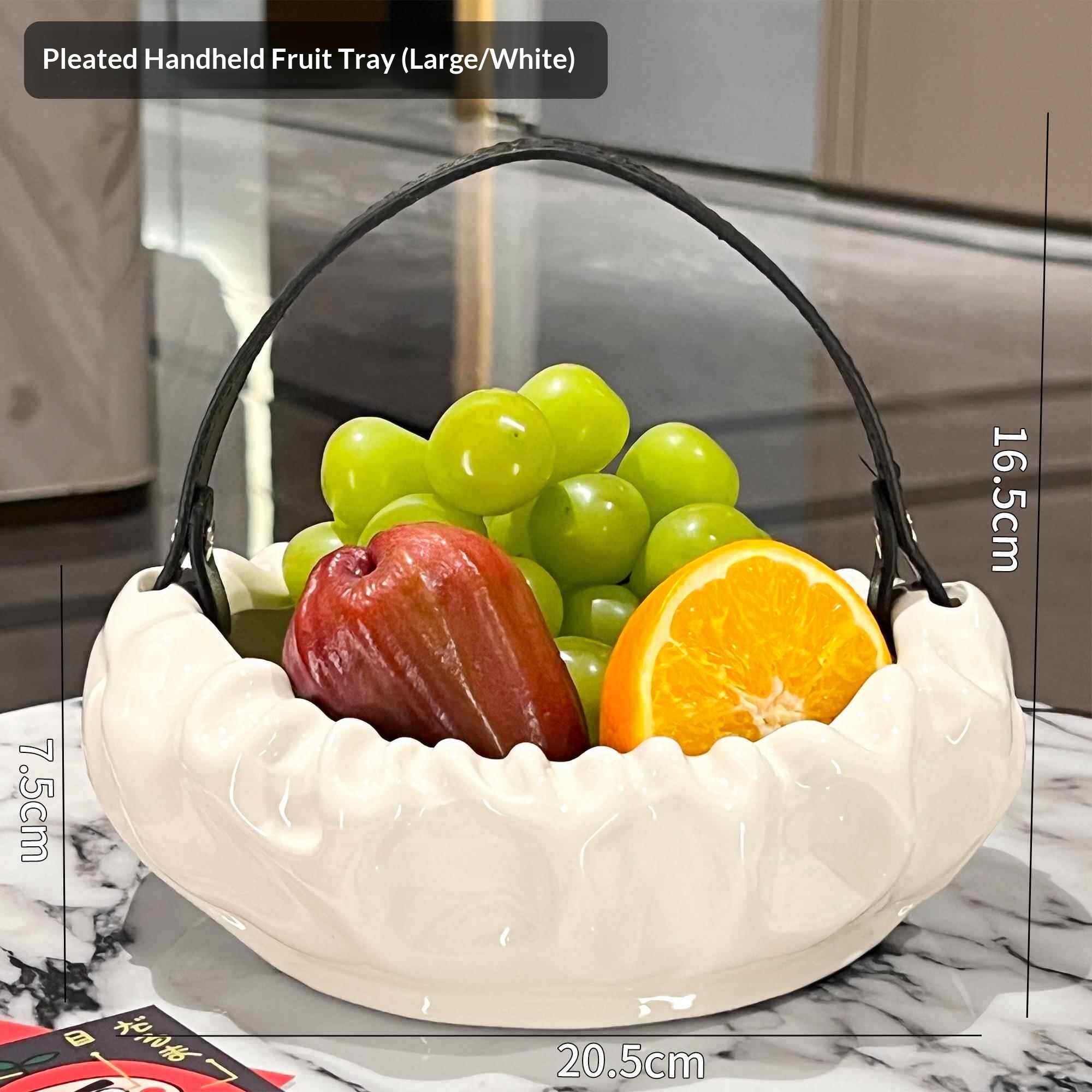 Affordable Luxury Handheld Fruit Tray For The Living Room Coffee Table At Home