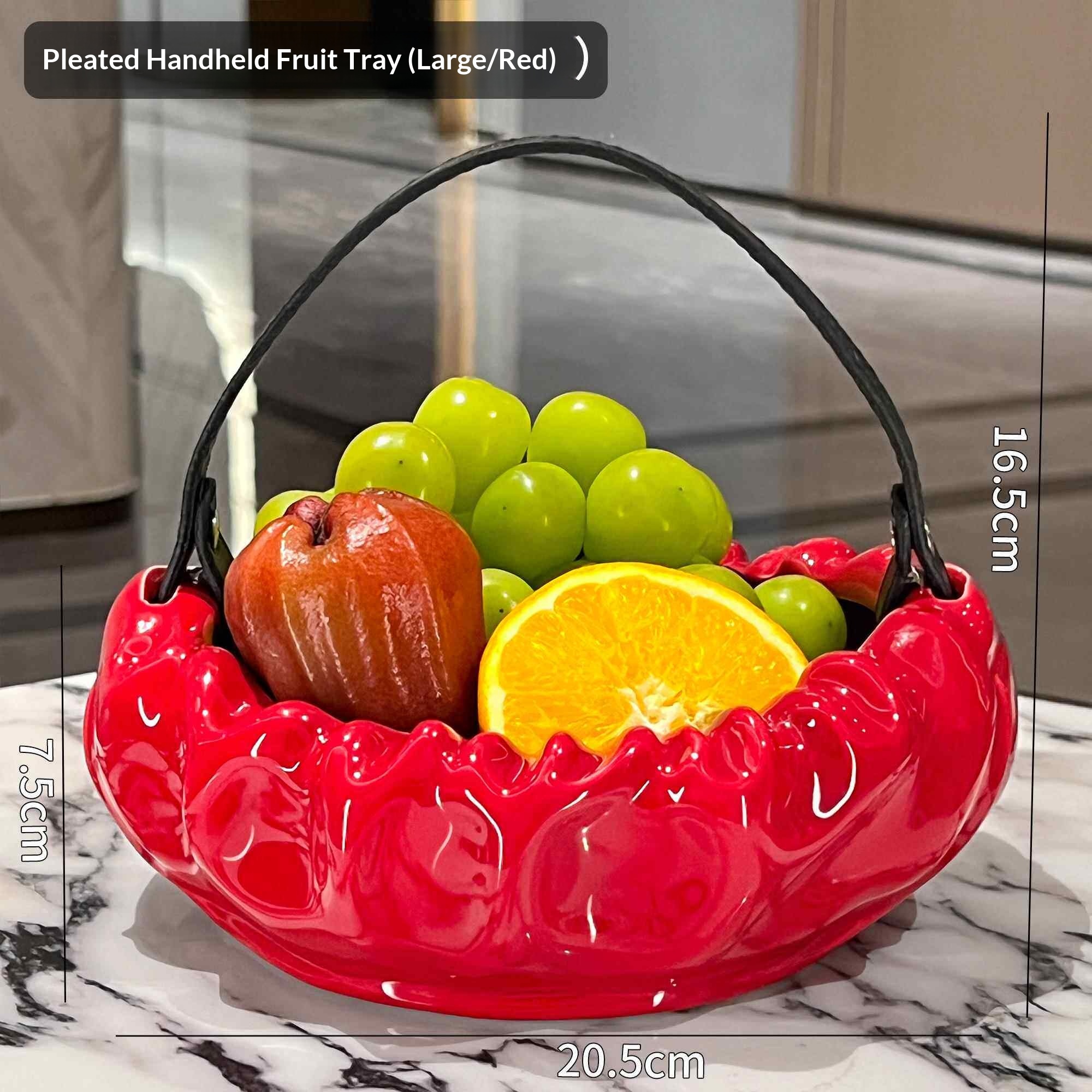 Affordable Luxury Handheld Fruit Tray For The Living Room Coffee Table At Home