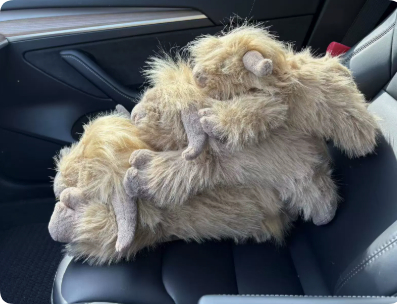 Highland Cow Pocket Plush Toy