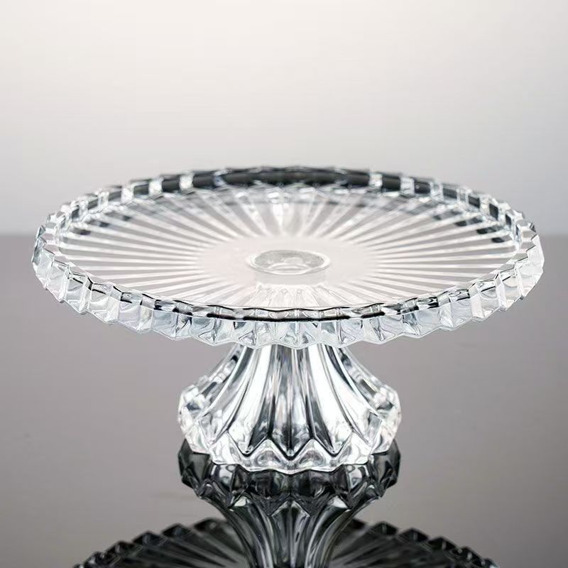 Elevated Glass Fruit And Candy Tray