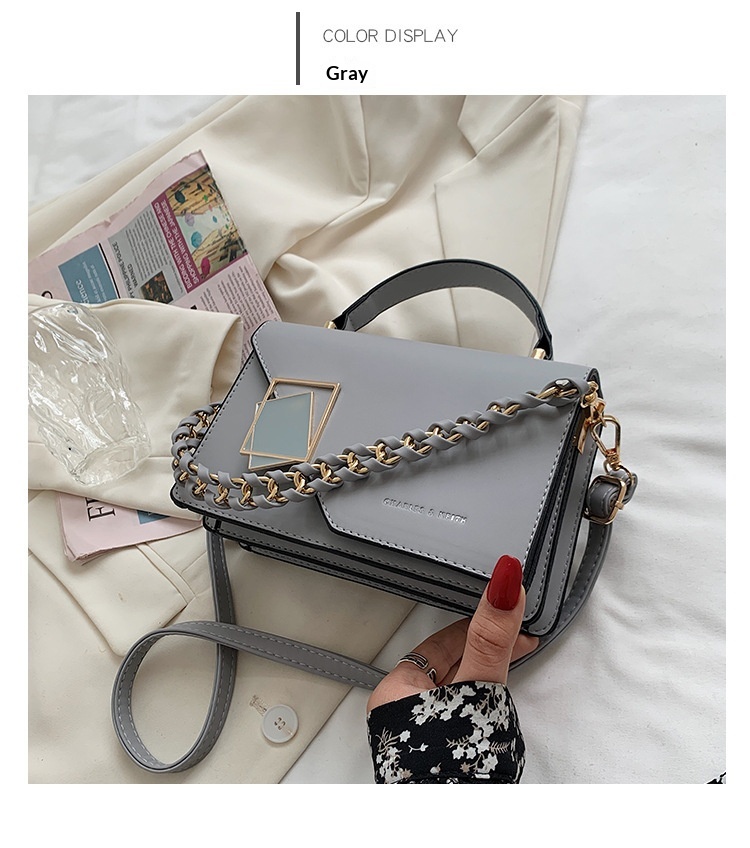 Chain Shoulder Crossbody Bag Handheld Small Square Bag