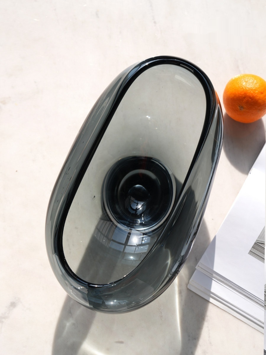 Modern Light-luxury Decorative Glass Fruit Bowl For The Home